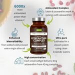 Igennus Astaxanthin Complex, 42mg Microalgae Complex Oil Providing 4mg H. Pluvialis Astaxanthin, 90 Vegan Softgels - Image 3