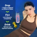 Fast&Up Reload Electrolyte Tablets, Strawberry Flavour, 20 Effervescent Tablets, Rapid Hydration & Energy, with Vitamin C & B12, Vegan - Image 5