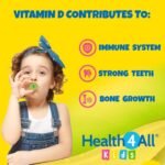 Health4All Kids Vitamin D3 600iu 180 Chewable Tablets 6 Months Supply, Bioactive Vitamin D Supplement for Children 3+, Tasty Natural Orange Flavour, Sugar-Free | Made in UK (not Gummies) - Image 3