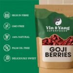 Premium Goji Berries 500g, by Yin & Yang Superfoods. Premium Quality, Delicious Sweet Flavour, 100% Natural, High in Vitamins, Minerals & Antioxidants, Source of Fibre, Vegan - Image 4
