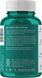 Goli Matcha Mind Gummies | Green Tea Leaves Powder with 250mg Cognizin for Focus, Attention & Brain Health | Vegan, Non-GMO, Gluten-Free, Gelatin Free | 60 Gummies - Image 6
