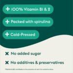 Plenish Spirulina Detox Health Shot 12 x 60ml | 100% of your daily does of Vitamins B1 and B2 | 100% Natural, Vegan & Gluten Free | No Added Sugar, No Additives, No Preservatives | Perfect Pick Me Up - Image 3