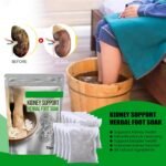 Kidney Support Herbal Foot Soak,Kidney-Health Foot Bath Herb,Kidney Warming Foot Bath Bag,Ginger Foot Bath Bag for Promote Blood Circulation,Herbal Foot Cleansing Soak - Image 3