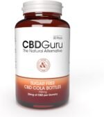 CBD Guru Sugar Free CBD Cola Bottles 25mg 30 Pack - Cola Flavour Broad Spectrum CBD Bottles for Sleep & Anxiety Support, 750mg Total CBD - Image 3
