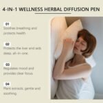 4Pcs Natural Diffuser Pen,Wellness Herbal Blend Diffuser Set,Sleep Support Reduced Stress Oral Freshening Breath Diffusers Set,Portable Atomizing Air Freshener,Improving Breathing Air (2Set) - Image 5