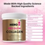 PRO Glow Marine Collagen Powder 10,000mg - High-Potency Supplements for Women Skin Hydration - Unflavoured Collagen Supplement with Hyaluronic Acid, Vitamin C & B Complex - 300g - Image 6