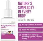 ProHealth Vegan Multivitamin Drops for Infants & Kids (Age 3 Months+) | 9 Essential Vitamins with Liposomal Vitamin C, Mango Flavour | Sugar-Free, Non-GMO, Gluten-Free, Made in UK (55 Days Supply) - Image 4