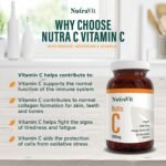 Nutra C Chewable - Vitamin C Tablets 1000mg, 30 Orange Chewable VIT C Tablets. High Strength Ascorbic Acid Vitamin C, Immune System Booster. Rosehip, Hesperidin & Acerola. Vegan Friendly - NutraVit - Image 4