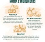 Nutra C Chewable - Vitamin C Tablets 1000mg, 30 Orange Chewable VIT C Tablets. High Strength Ascorbic Acid Vitamin C, Immune System Booster. Rosehip, Hesperidin & Acerola. Vegan Friendly - NutraVit - Image 5