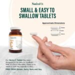 Nutra C Chewable - Vitamin C Tablets 1000mg, 30 Orange Chewable VIT C Tablets. High Strength Ascorbic Acid Vitamin C, Immune System Booster. Rosehip, Hesperidin & Acerola. Vegan Friendly - NutraVit - Image 7