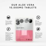Fitness Health Aloe Vera 10,000mg 120 Tablets Colon Cleanse & Digestion Support - Healthy Hair, Skin, and Nails - High Strength Supplements - Herb - GMP Ratified - Image 4