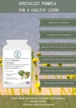 Liver Support Complex - Liver and Gallbladder Health Formula - Traditional Herbal Blend – Artichoke, Dandelion, Burdock, Flax Seed - 60 Capsules - Image 3