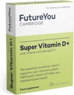 Super Vitamin D+ Supplements – High Strength D3 and K2 Vitamin Capsules for Bone Health and Density – Vitamins for Tiredness and Fatigue – Vitamin D Tablets by FutureYou Cambridge - Image 4