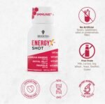 BEE and You Energy X Shot, 12 Pack, Korean Red Ginseng, Royal Jelly, Propolis, Caffeine Free Energy Drink, Vitamin C, B3, B6, B12, Immune Support Supplement, Antioxidants, Pomegranate Flavor - Image 4