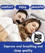 Mouth Tape| Snoring Aids for Women & Men| Mouth Tape for Sleeping | Sleep Aid to Improve Nasal Breathing| Sleep Tape| 30 Hypoallergenic Anti Snoring Strips (Black) - Image 3