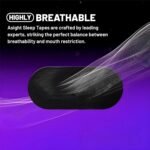 Mouth Tape| Snoring Aids for Women & Men| Mouth Tape for Sleeping | Sleep Aid to Improve Nasal Breathing| Sleep Tape| 30 Hypoallergenic Anti Snoring Strips (Black) - Image 4