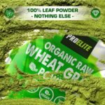 Organic Wheatgrass Powder 250g Premium EU High in Iron & Fibre to Support Energy and Stress, Vegan Keto Superfood Supergreen Raw Natural Wheatgrass Powder Juice, Wheat Grass Shots PROELITE - Image 5