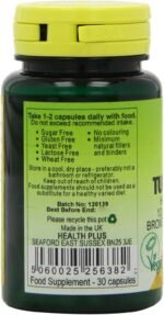 Health Plus HP638 Turmeric Plus Joint and Digestive Plant Supplement - 30 Capsules - Image 6
