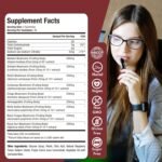 Mushroom Complex Gummies 2500mg - 8 Brain Health Mushrooms Gummies with Ashwagandha Supplement Promotes Calm Focus Memory Mood Immunity & Energy - 60 Count (Halal, Gluten-Free, Vegan) - Image 4