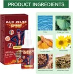Instant Pain Relief Herbal Spray,Joint Pain Spray,Arthritis ReliefSpray,Fast Relief of Sore Muscle Pain,Joint Aid Pain Relief Herbal,60ml - Image 3