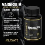 Elevate Supplements Magnesium Bisglycinate, 120 Capsules | High Absorption Supplement to Support Sleep & Energy | Promotes Bone, Muscle, Heart & Nervous System Health & Wellness | 2 Month Supply - Image 8