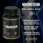 Elevate Supplements Magnesium Bisglycinate, 120 Capsules | High Absorption Supplement to Support Sleep & Energy | Promotes Bone, Muscle, Heart & Nervous System Health & Wellness | 2 Month Supply - Image 9