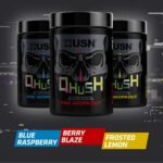 USN Qhush Black Frosted Lemon Pre Workout 220G: Explosive Energy Drink Powder—High Caffeine Energy Supplement With Vitamin B6 Complex For Focus And Performance - Image 6