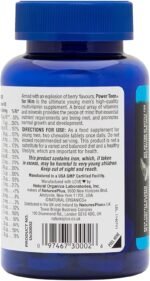 NaturesPlus Power Teen for Him - Tasty Plant Based Chewable Multi Vitamins and Minerals for Teen Boys - Vegan, Gluten Free - 60 Wild Berry Flavour Tablets - Image 7
