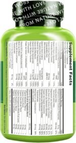 NATURELO One Daily Multivitamin for Men - with Natural Food-Based Vitamins, Minerals, Fruit & Vegetable Extracts - Best for Maintaining Essential Nutrients - 240 Vegan Capsules | 8 Month Supply - Image 4