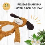 Aromadog Rescue Stuffingless Flattie Dog Toy 54cm – Scented Calming Plush with Therapeutic Essential Oils, Soft Soothing Toy with Squeaker, Stress and Anxiety Relief for Dogs - Image 5