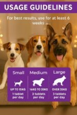 EQ K9 Calming Treats for Dogs, Reduce Stress & Anxiety, Fear, Hyperactivity & Barking, non drowsy with L-Theanine Skullcap Valerian Chamomile Vitamin B L-Tryptophan, 120 Dog Calming Tablets - Image 4