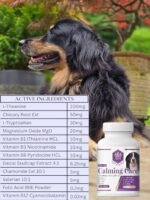 EQ K9 Calming Treats for Dogs, Reduce Stress & Anxiety, Fear, Hyperactivity & Barking, non drowsy with L-Theanine Skullcap Valerian Chamomile Vitamin B L-Tryptophan, 120 Dog Calming Tablets - Image 6