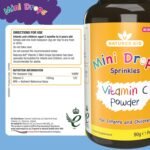 Natures Aid Mini Drops Vitamin C Sprinkles 90g for Infants & Kids - Immune System Support - No Sugar, Vegan, Gluten-Free, Non-GMO - Easy-to-Use Daily Supplement for Children Aged Under 5 - Image 6