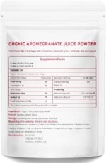 Organic Pomegranate Juice Powder 454g | Freeze-Dried, 100% Pure Pomegranate Fruit Powder | Rich in Vitamin C & Antioxidants | Vegan, Gluten-Free, Non-GMO Superfood for Smoothies, Yogurt, Baking, Drink - Image 3