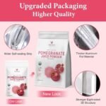 Organic Pomegranate Juice Powder 454g | Freeze-Dried, 100% Pure Pomegranate Fruit Powder | Rich in Vitamin C & Antioxidants | Vegan, Gluten-Free, Non-GMO Superfood for Smoothies, Yogurt, Baking, Drink - Image 4
