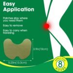 48Count Knee Pain Relief Patches, Maximum Strength Relieves Muscle Soreness, Deep Penetration Wormwood Herbal Knee Patches for Arthritis, Neck, Shoulder, Back - Image 6