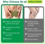 48Count Knee Pain Relief Patches, Maximum Strength Relieves Muscle Soreness, Deep Penetration Wormwood Herbal Knee Patches for Arthritis, Neck, Shoulder, Back - Image 7