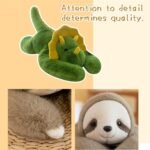 Weighted Plush Animals for Kids & Adults, Hugging Pillow for Anxiety Relief & Sleep Support, Cute Soft Plush Huggable Pillow for Stress & Comfort (Sloths 45CM) - Image 4