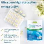 Igennus Pharmepa Restore, Pure EPA 1000mg, IFOS Certified, Omega-3 Triglyceride Form Fish Oil, Highly Absorbable rTG Form, 90% Concentration, Wild & Sustainable, Lemon Flavour, 60 Softgels - Image 3