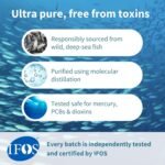 Igennus Pharmepa Restore, Pure EPA 1000mg, IFOS Certified, Omega-3 Triglyceride Form Fish Oil, Highly Absorbable rTG Form, 90% Concentration, Wild & Sustainable, Lemon Flavour, 60 Softgels - Image 4