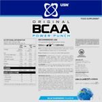 USN Power Punch BCAA Amino Acids Powder, Blue Raspberry Flavour - 400g, Vegan BCAA Powder, Vitamin B6 & No Sugar, Pre Workout & Intra Workout Energy Drink & Dietary Supplement to Maximise Performance - Image 3