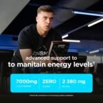 USN Power Punch BCAA Amino Acids Powder, Blue Raspberry Flavour - 400g, Vegan BCAA Powder, Vitamin B6 & No Sugar, Pre Workout & Intra Workout Energy Drink & Dietary Supplement to Maximise Performance - Image 4