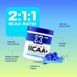 USN Power Punch BCAA Amino Acids Powder, Blue Raspberry Flavour - 400g, Vegan BCAA Powder, Vitamin B6 & No Sugar, Pre Workout & Intra Workout Energy Drink & Dietary Supplement to Maximise Performance - Image 5