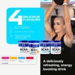 USN Power Punch BCAA Amino Acids Powder, Blue Raspberry Flavour - 400g, Vegan BCAA Powder, Vitamin B6 & No Sugar, Pre Workout & Intra Workout Energy Drink & Dietary Supplement to Maximise Performance - Image 6