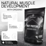 ORGAINIC Natural Whey Protein - Organic Certified Without Additives - Protein Powder from Germany - Grass Fed Whey Protein - 1000g - Image 3