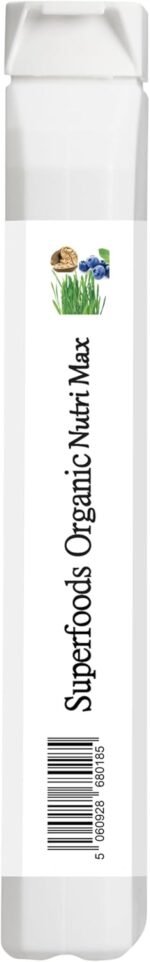 Superfoods 35+ Organic Nutri Max 100 Capsules - Immunity, Antioxidant, Energy Support Vegan Daily Nutritional Supplement - Image 4