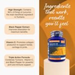 Zipvit Curcumin 95 with Bioperine, Turmeric Curcumin Supplement with 95% Active Curcumin. 90 Vegan Tablets, 3 Months Supply. Vegetarian Society Approved Curcumin Supplement. - Image 4