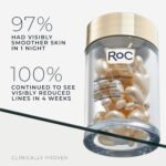 RoC - Retinol Correxion Line Smoothing Night Serum Capsules - Daily Anti-Wrinkle & Anti-Aging Treatment - Visibly Reduces Fine Lines & Wrinkles - Overnight Skincare - 30 Capsules - Image 4