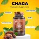 100% Organic Chaga Mushroom Extract -1800mg - 120 Vegan Capsules | Improve Immunity- Energy, Mental Focus and Stress Relief | by Good Guru, Chaga Mushroom Extract - Image 3