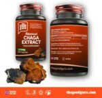 100% Organic Chaga Mushroom Extract -1800mg - 120 Vegan Capsules | Improve Immunity- Energy, Mental Focus and Stress Relief | by Good Guru, Chaga Mushroom Extract - Image 6